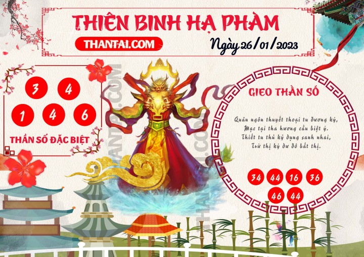 Thiên Binh Hạ Phàm 11/01/2023