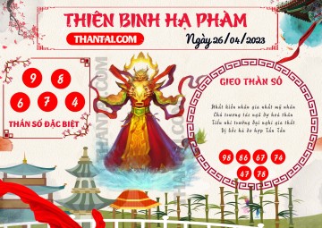 Thiên Binh Hạ Phàm 26/04/2023