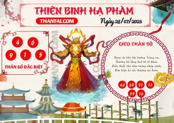 Thiên Binh Hạ Phàm 28/07/2023