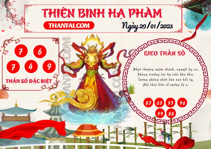 Thiên Binh Hạ Phàm 14/01/2023