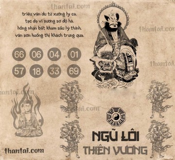 NGŨ LÔI THIÊN VƯƠNG 24/12/2024