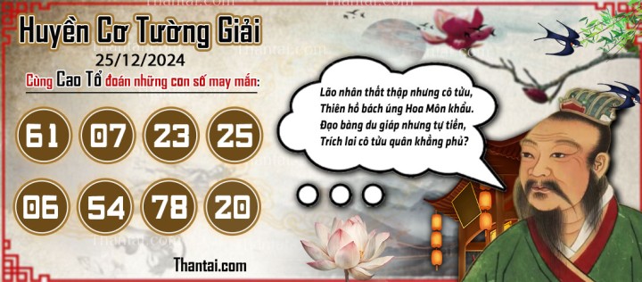 Huyền Cơ Tường Giải 10/12/2024