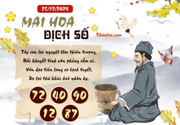Mai Hoa Dịch Số 25/12/2024