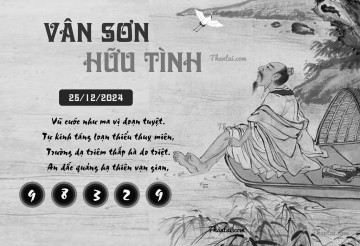VÂN SƠN HỮU TÌNH 25/12/2024