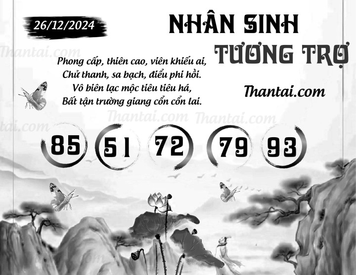 NHÂN SINH TƯƠNG TRỢ 11/12/2024