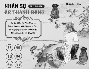 NHẪN SỰ ẮC THÀNH DANH 26/12/2024