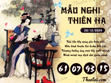 Mẫu Nghi Thiên Hạ 27/12/2024