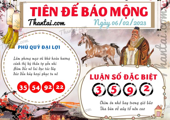 Tiên Đế Báo Mộng 22/01/2023