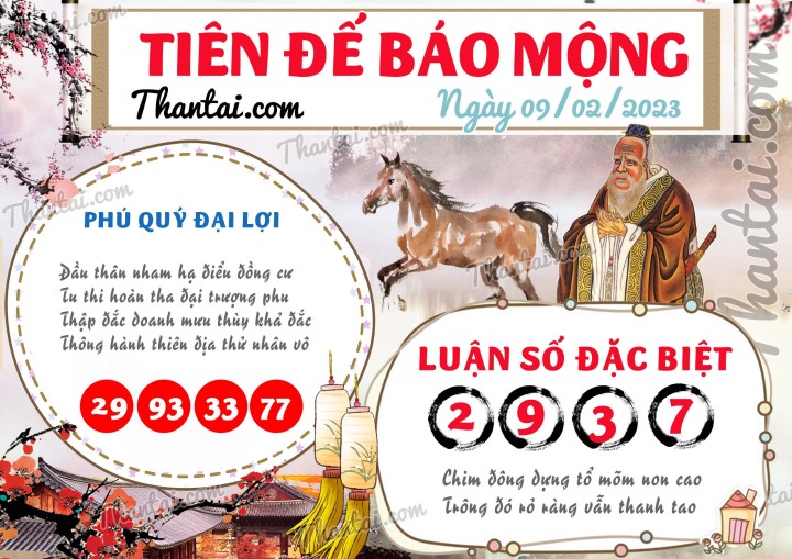 Tiên Đế Báo Mộng 25/01/2023
