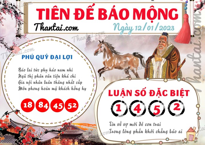 Tiên Đế Báo Mộng 01/01/2023