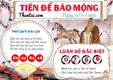 Tiên Đế Báo Mộng 13/01/2023