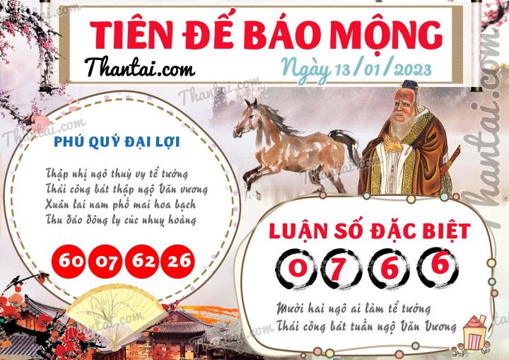 Tiên Đế Báo Mộng 01/01/2023