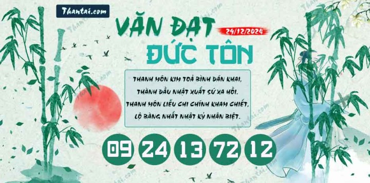 Văn Đạt Đức Tôn 14/12/2024