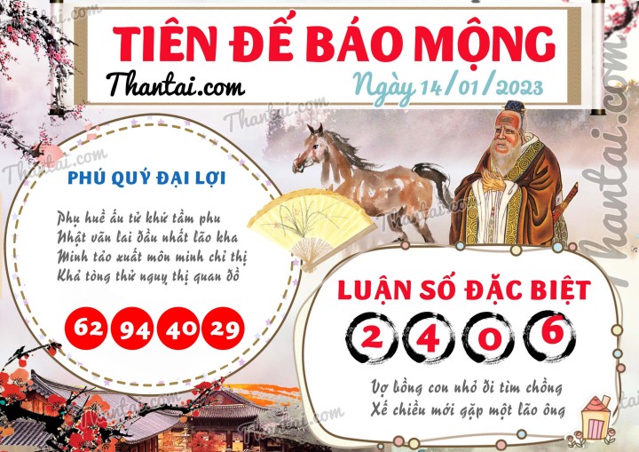 Tiên Đế Báo Mộng 01/01/2023