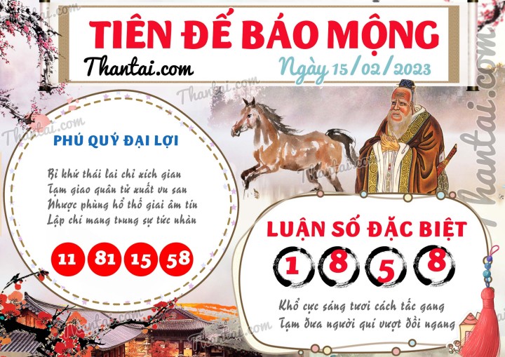 Tiên Đế Báo Mộng 31/01/2023