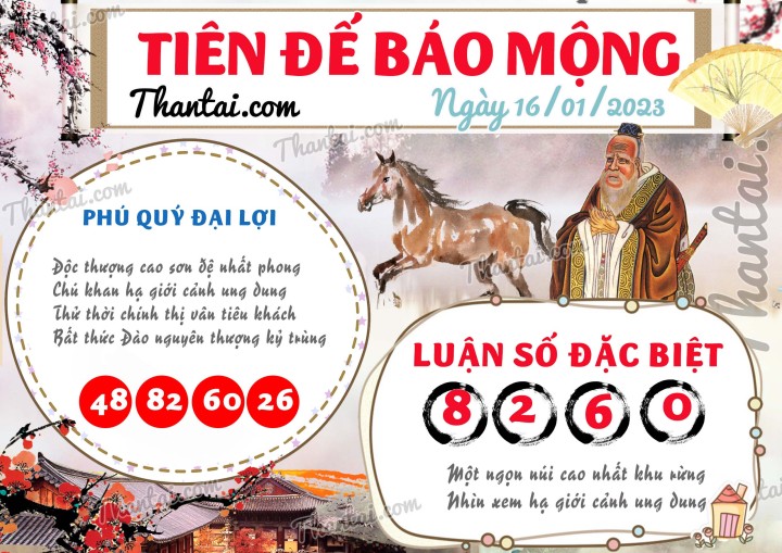 Tiên Đế Báo Mộng 01/01/2023