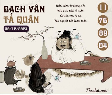 Bạch Vân Tả Quân 30/12/2024