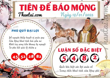 Tiên Đế Báo Mộng 18/01/2023