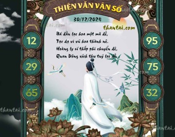 THIÊN VĂN VẬN SỐ 30/12/2024