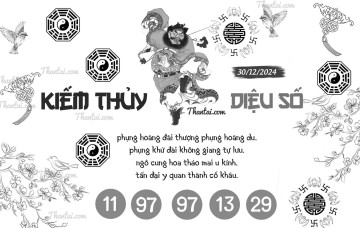 KIẾM THỦY DIỆU SỐ 30/12/2024