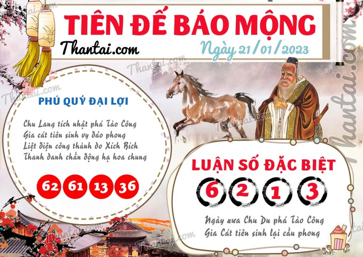 Tiên Đế Báo Mộng 06/01/2023