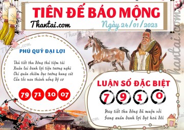 Tiên Đế Báo Mộng 24/01/2023