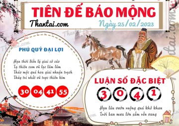 Tiên Đế Báo Mộng 25/02/2023