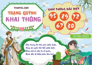 Trạng Quỳnh Khai Thông 01/08/2023