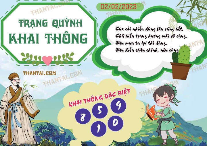 Trạng Quỳnh Khai Thông 18/01/2023