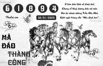 MÃ ĐÁO THÀNH CÔNG 02/01/2025