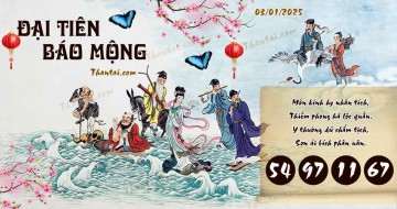 Đại Tiên Báo Mộng 03/01/2025