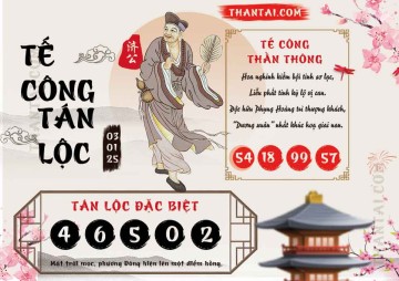 Tế Công Tán Lộc 03/01/2025