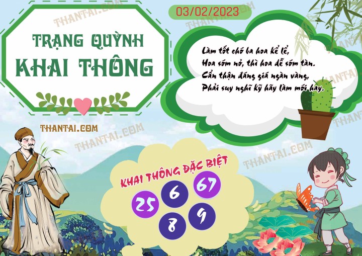 Trạng Quỳnh Khai Thông 19/01/2023
