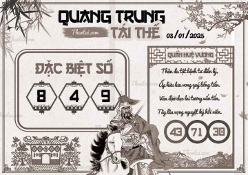 QUANG TRUNG TÁI THẾ 03/01/2025