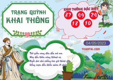 Trạng Quỳnh Khai Thông 04/05/2023