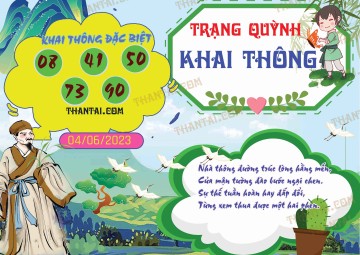 Trạng Quỳnh Khai Thông 04/06/2023