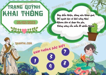 Trạng Quỳnh Khai Thông 05/02/2023