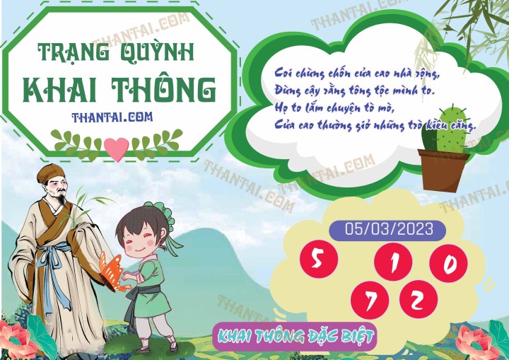 Trạng Quỳnh Khai Thông 18/02/2023