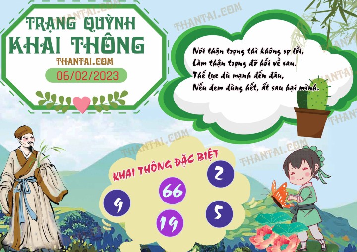 Trạng Quỳnh Khai Thông 22/01/2023