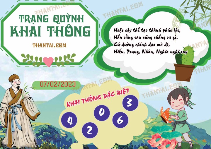 Trạng Quỳnh Khai Thông 23/01/2023