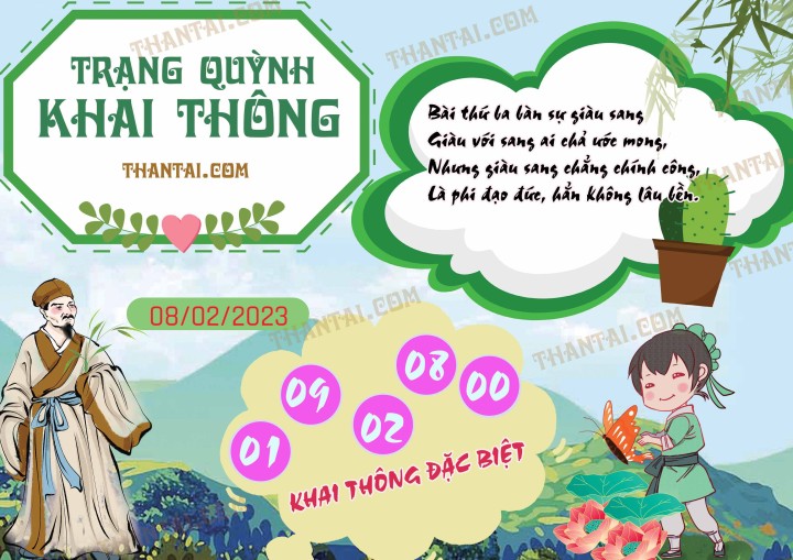 Trạng Quỳnh Khai Thông 24/01/2023