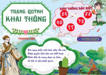 Trạng Quỳnh Khai Thông 11/05/2023