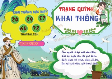 Trạng Quỳnh Khai Thông 11/06/2023