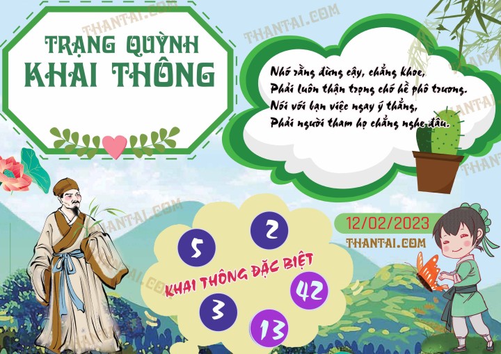 Trạng Quỳnh Khai Thông 28/01/2023