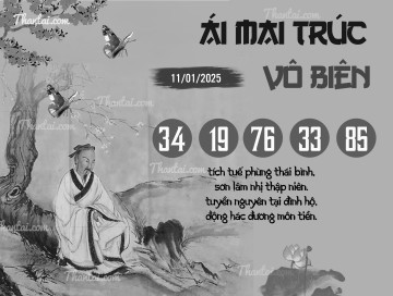 ÁI MAI TRÚC VÔ BIÊN 11/01/2025