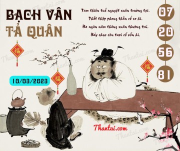 Bạch Vân Tả Quân 10/03/2023