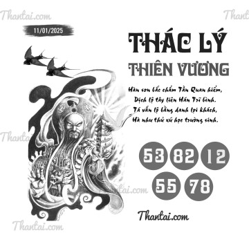 THÁC LÝ THIÊN VƯƠNG 11/01/2025