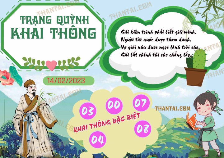 Trạng Quỳnh Khai Thông 30/01/2023