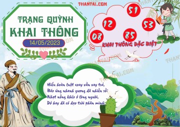 Trạng Quỳnh Khai Thông 14/05/2023