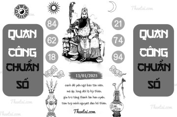 QUAN CÔNG CHUẨN SỐ 13/01/2025